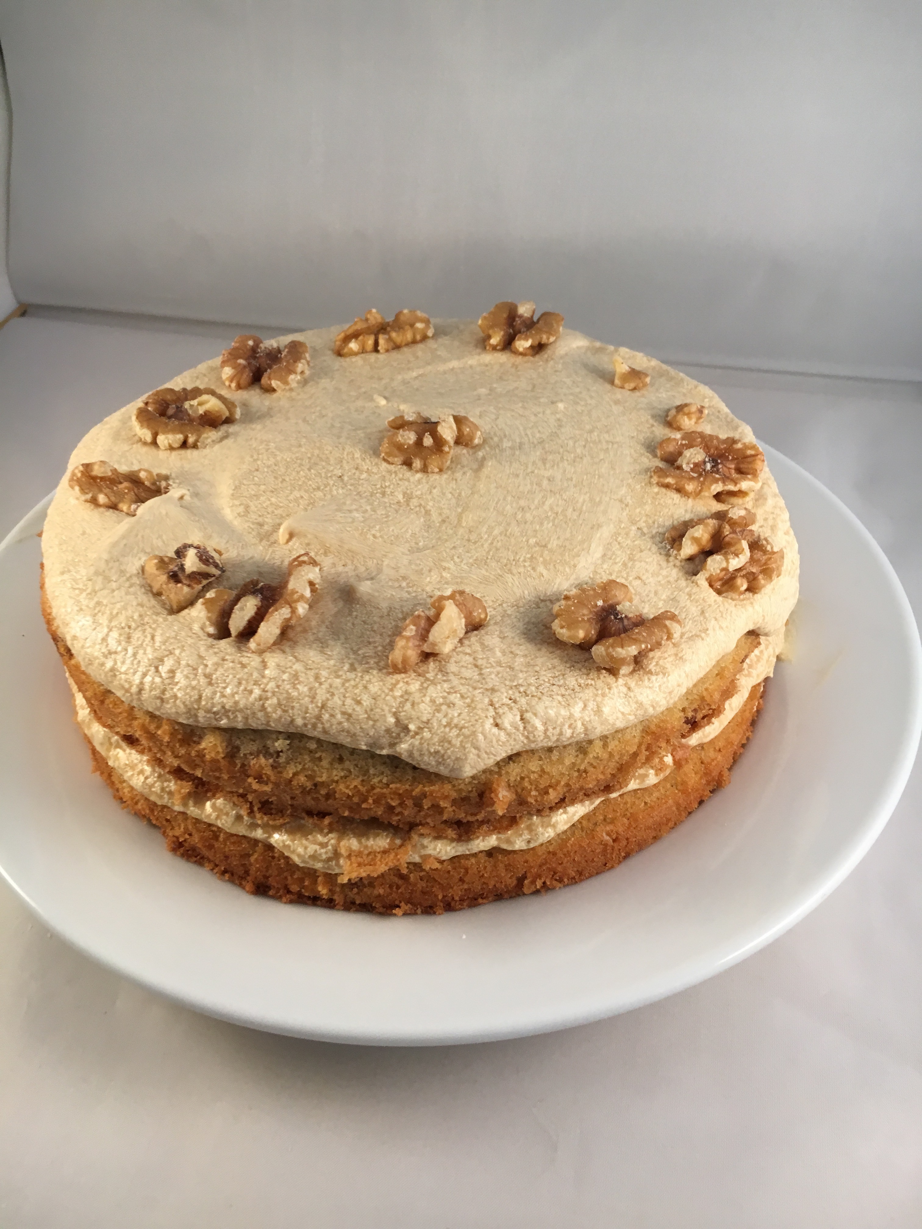 Coffee Walnut Cake recipe that is quick and easy to make