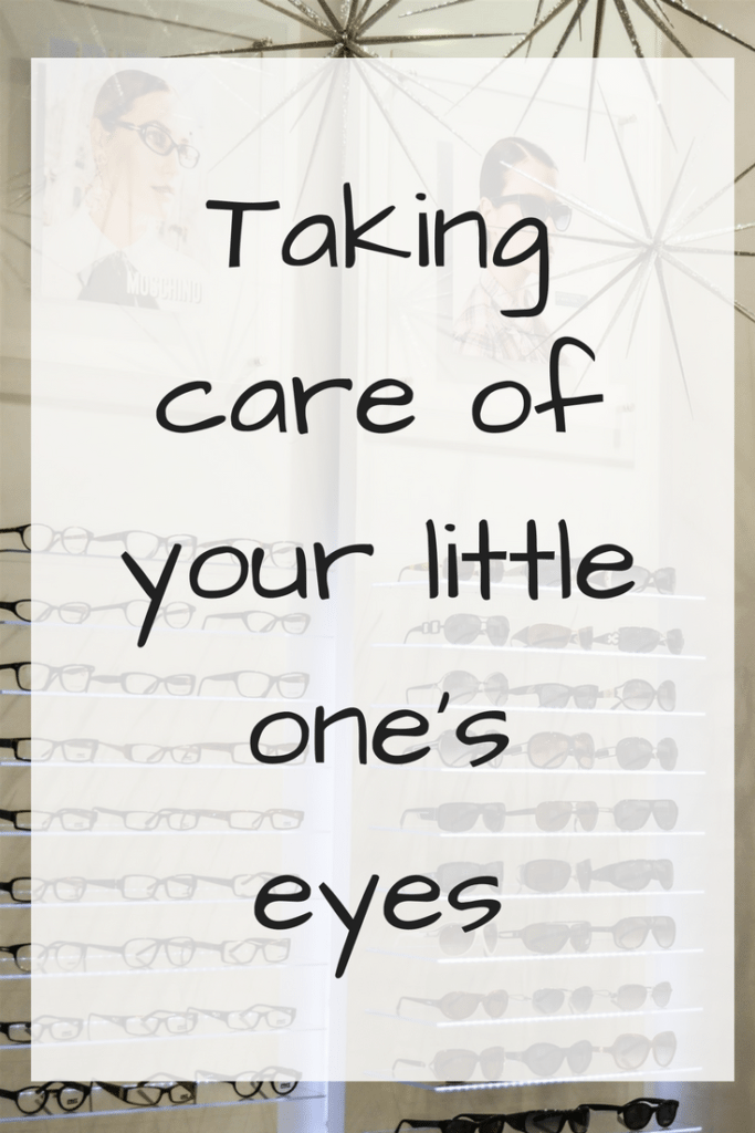 Taking care of your little ones eyes