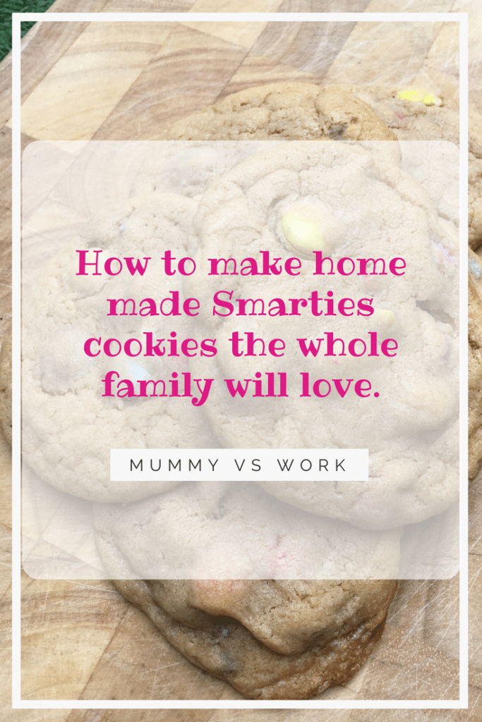 How to make home made Smarties cookies the whole family will love.