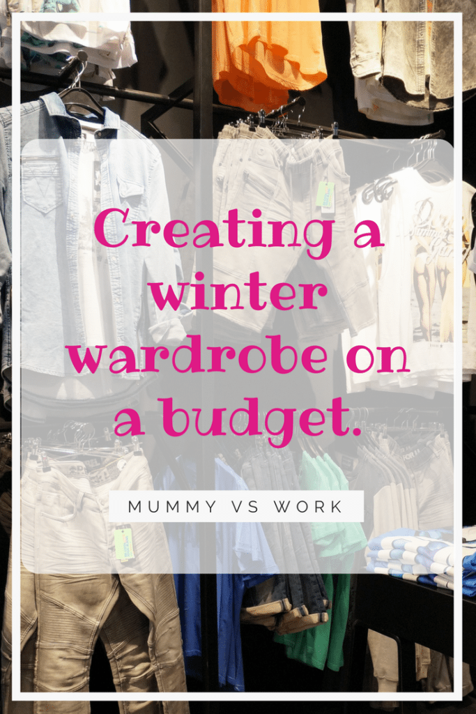 Creating a winter wardrobe on a budget