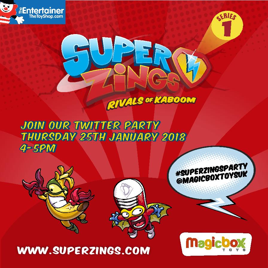 SuperZings Party poster