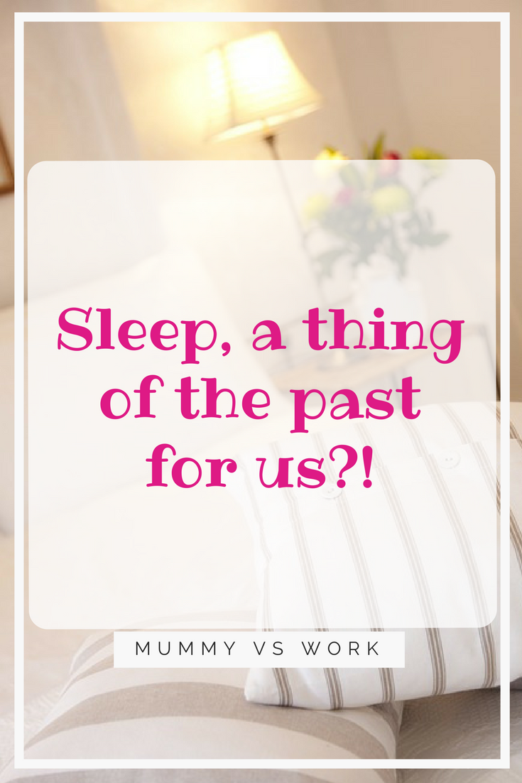 Sleep, a thing of the past for us?!