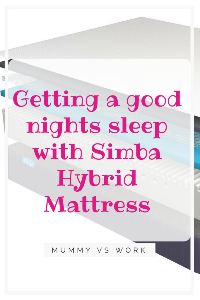 Getting a good nights sleep with Simba Hybrid®Mattress