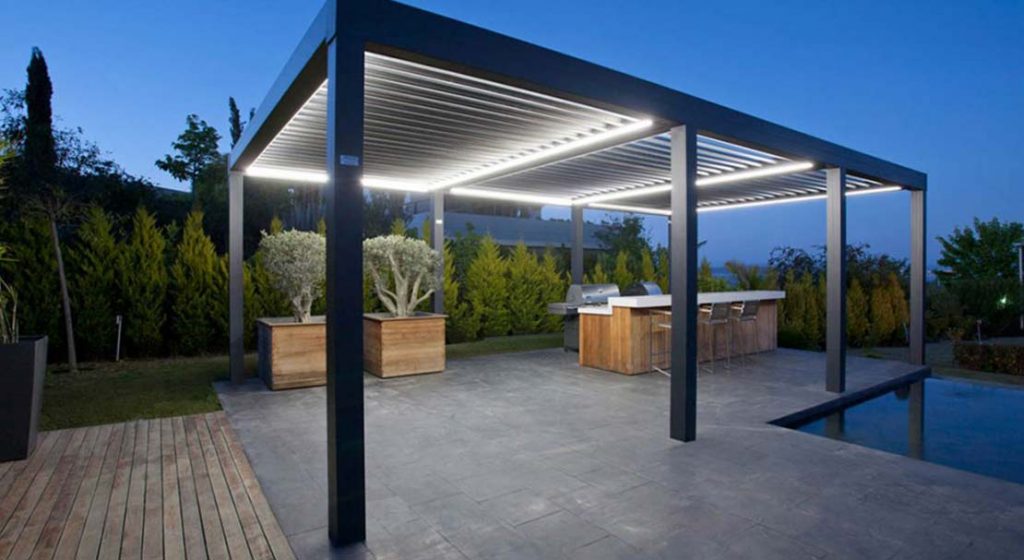 Enjoy outside living with a retractable roof 