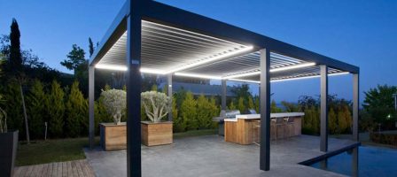 Enjoy outside living with a retractable roof