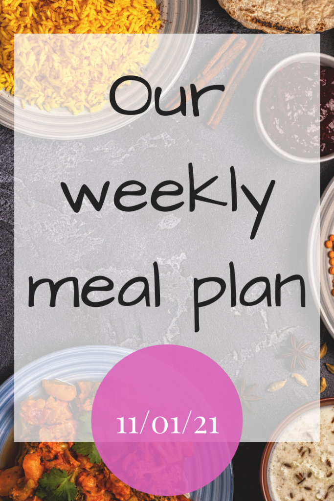 Our weekly meal plan - 11/01/21 - Come see what delicious meals we are cooking this week