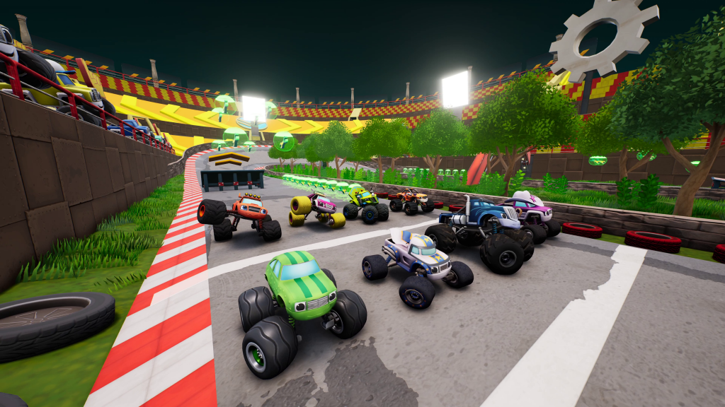 Win a Blaze and the Monster Machines Axle City Racers game