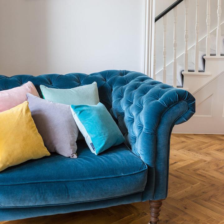 Win a luxury velvet cushion from Luxe 39