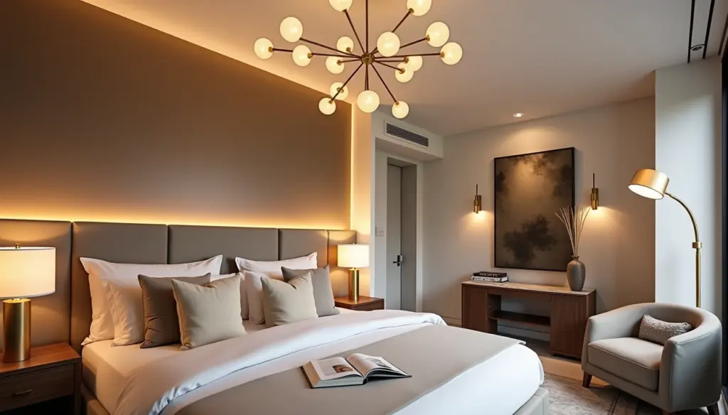 The Ultimate Guide to Calm Bedroom Decor: Transform Your Sleep Sanctuary 3 Lighting in the bedroom feature image