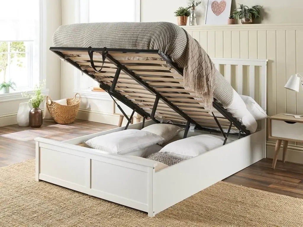 The Ultimate Guide to Calm Bedroom Decor: Transform Your Sleep Sanctuary 2 white wooden ottoman angle 2 open 1.jpg