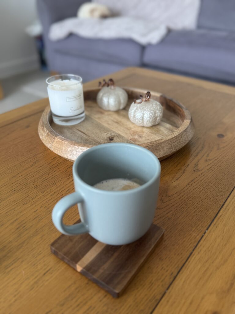 Freshly made coffee at home during our morning routine